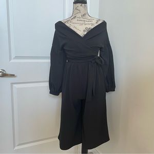 Black off-shoulder Jumpsuit
